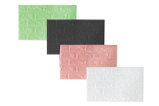 3D泡沫砖墙贴壁纸（70厘米 x 77厘米）